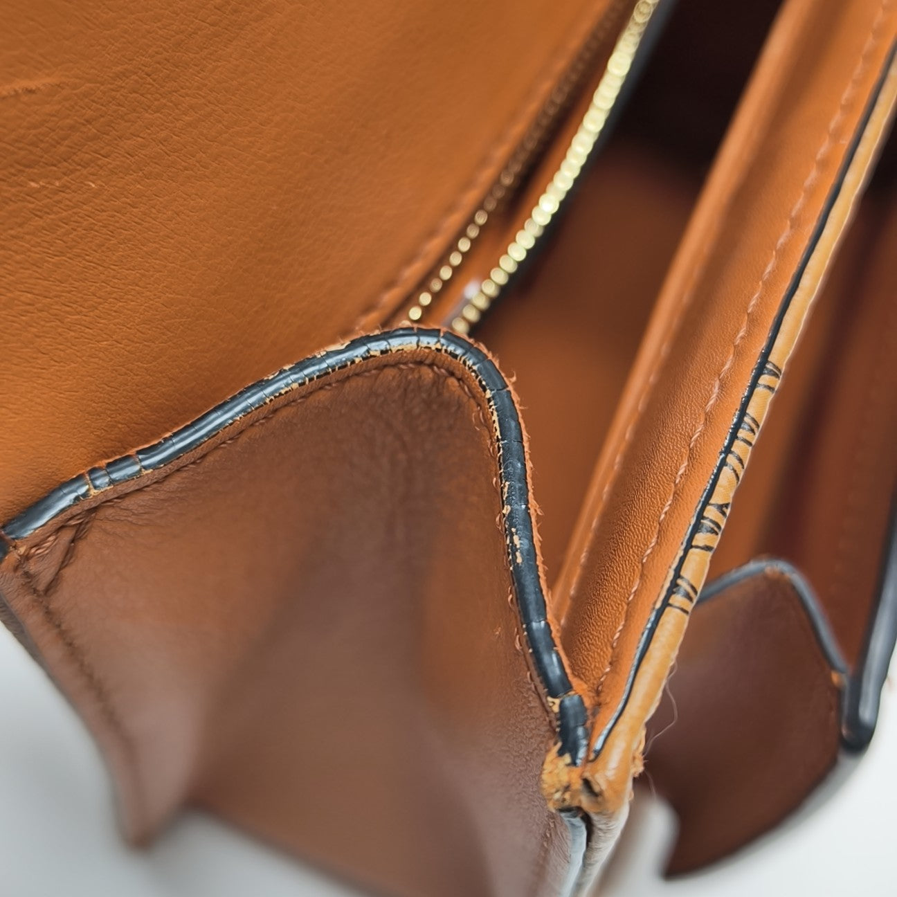 TRACY Small Monogram Coated Canvas Brown