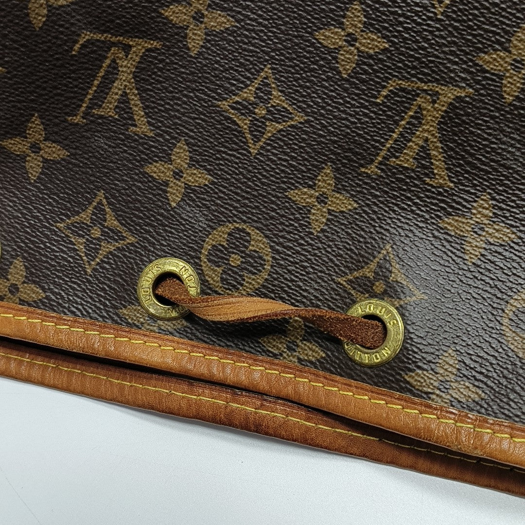 NOÉ BB Monogram Coated Canvas Brown