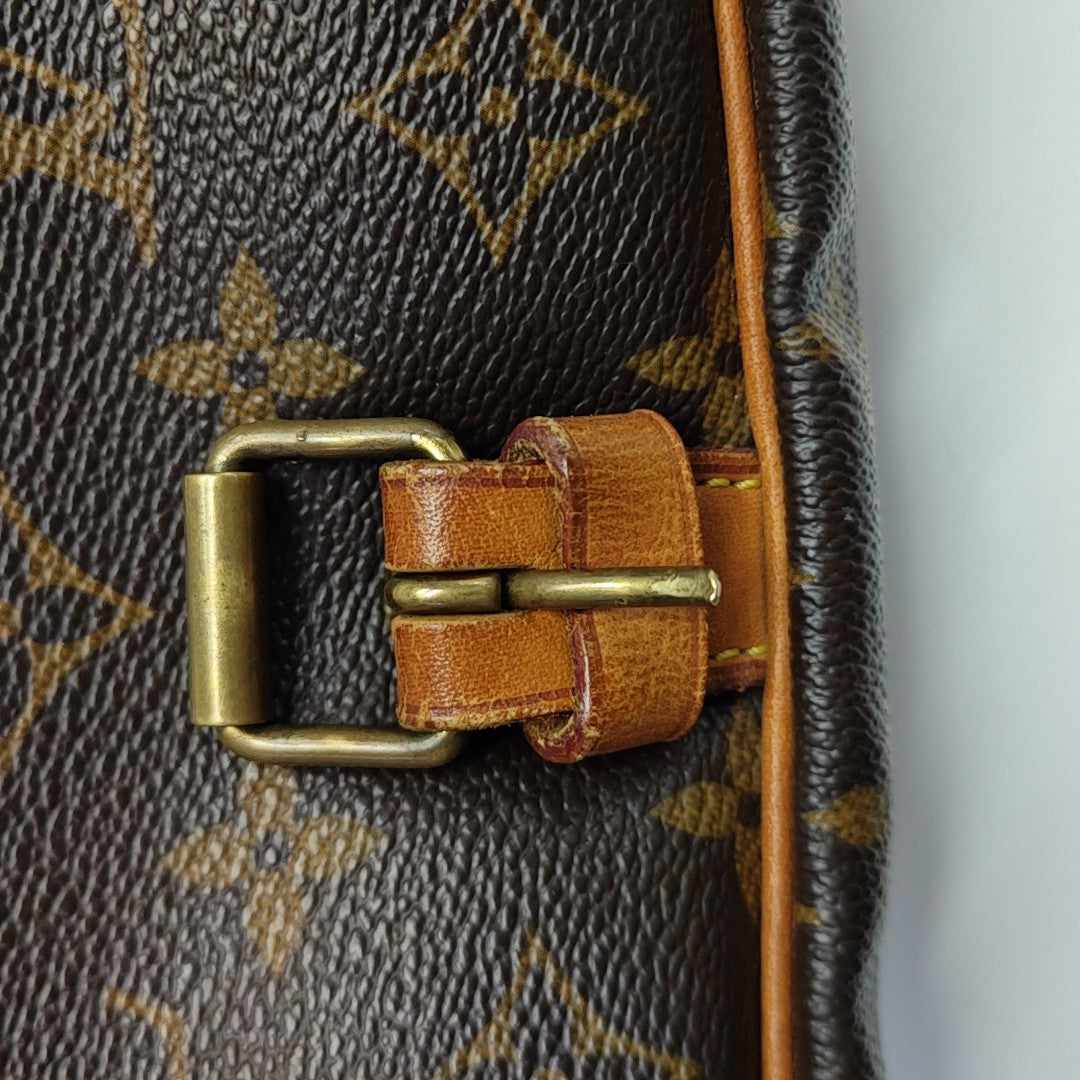 SAUMUR Monogram Coated Canvas Brown