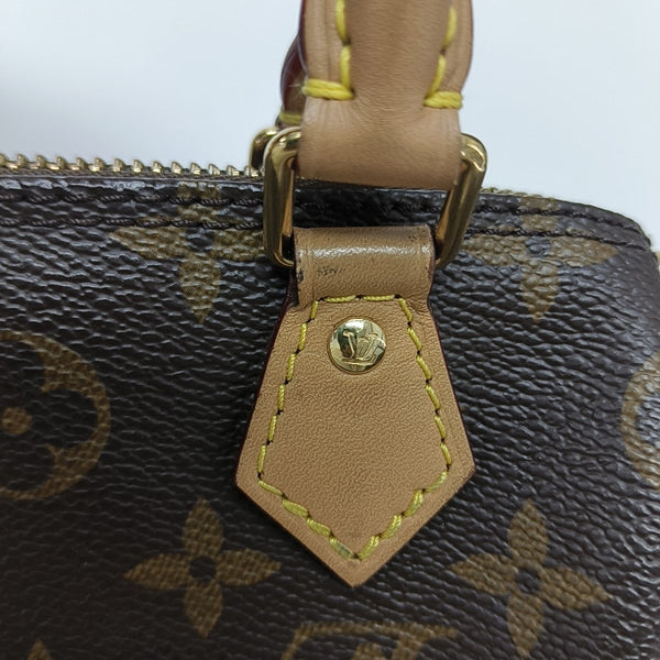 SPEEDY Nano Monogram Coated Canvas Brown
