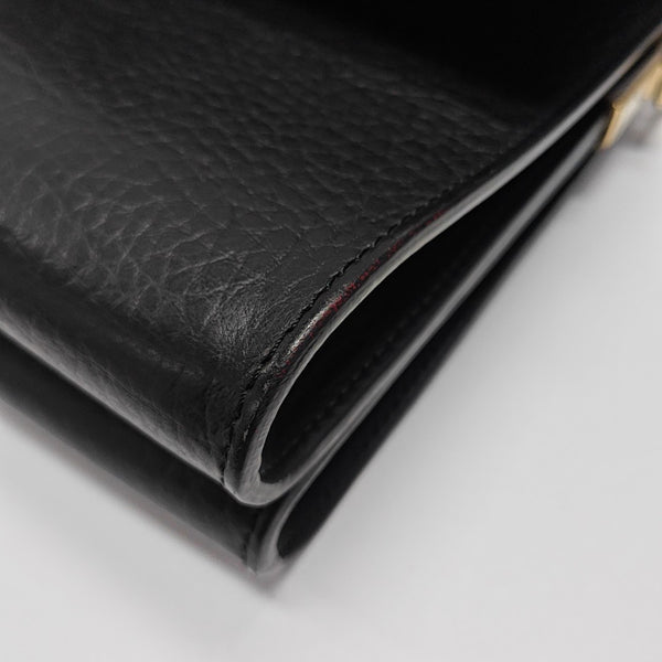 Calfskin Crossbody Bag Black