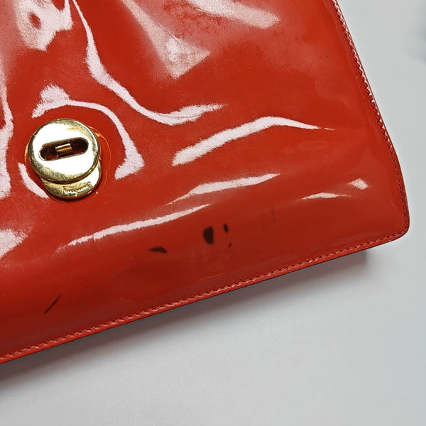Ginny Patent Leather Orange