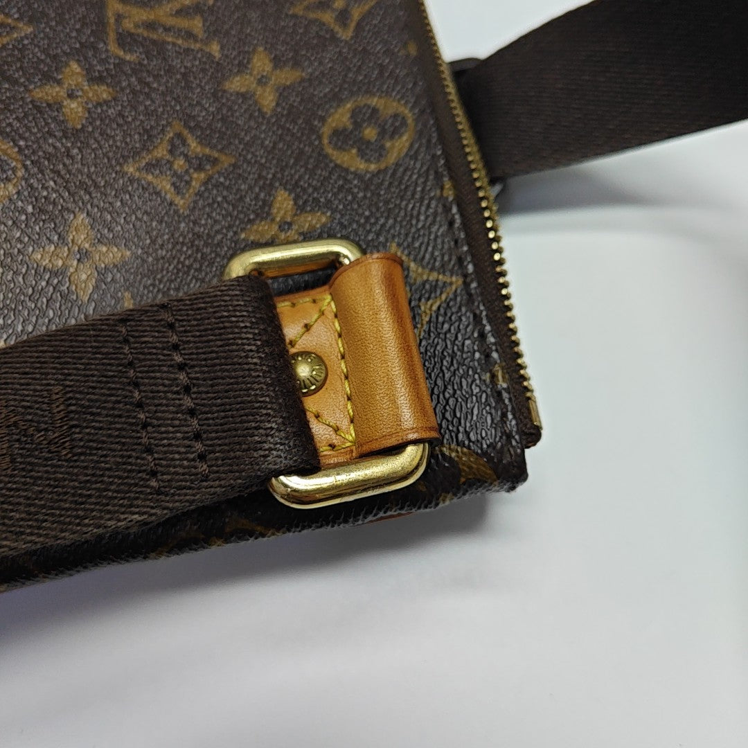VALMY Monogram Coated Canvas Brown