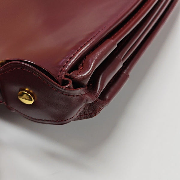 Calfskin Shoulder Bag Red