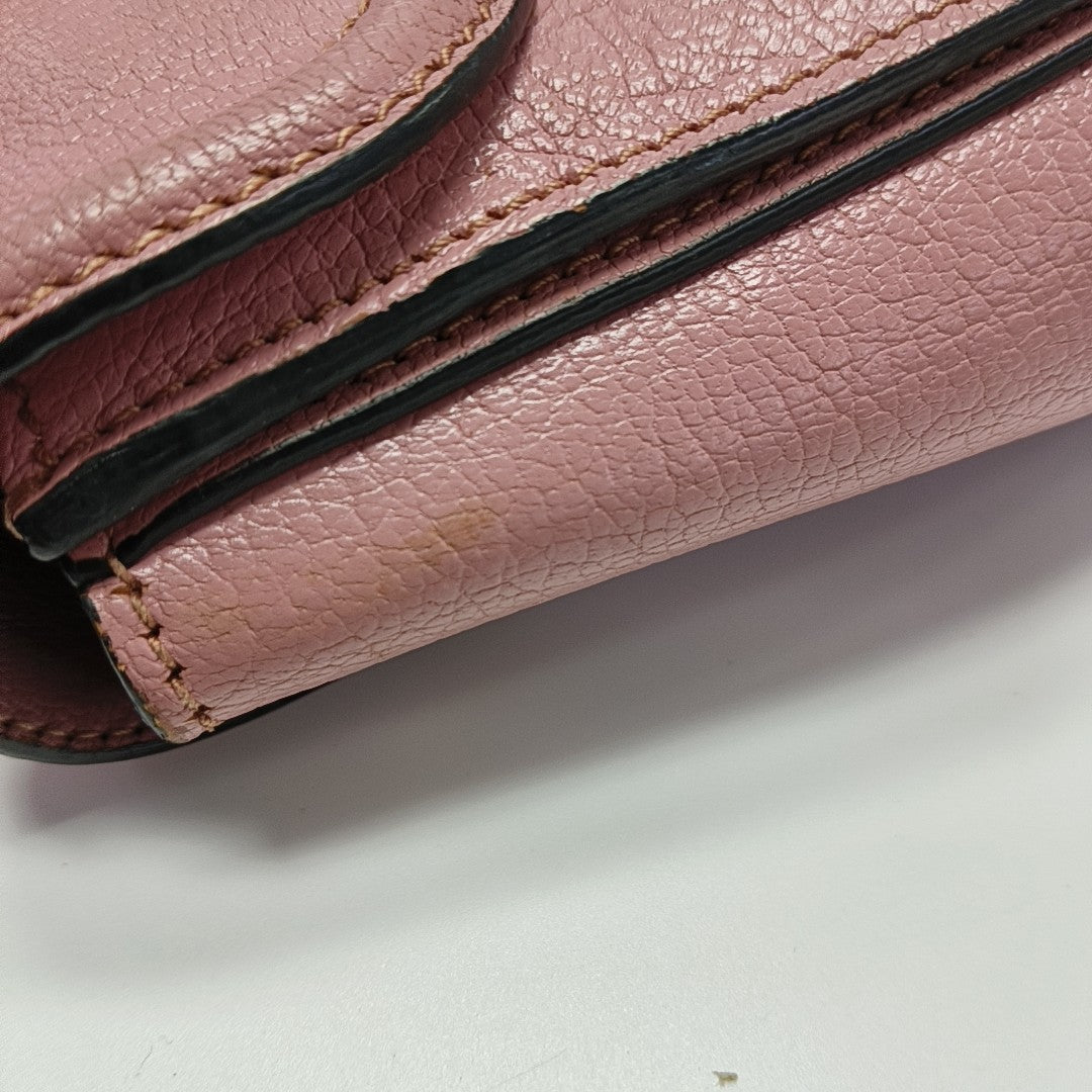 Calfskin Shoulder Bag Pink