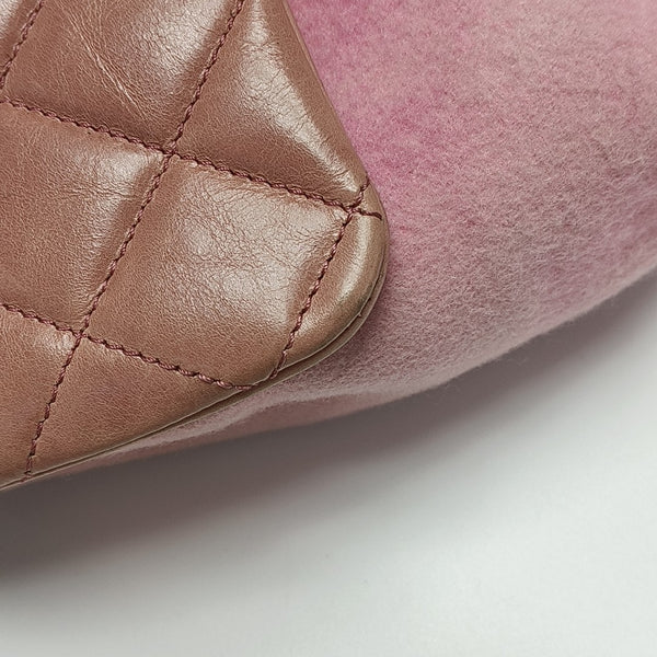 CLASSIC FLAP Medium Quilted Calfskin Pink