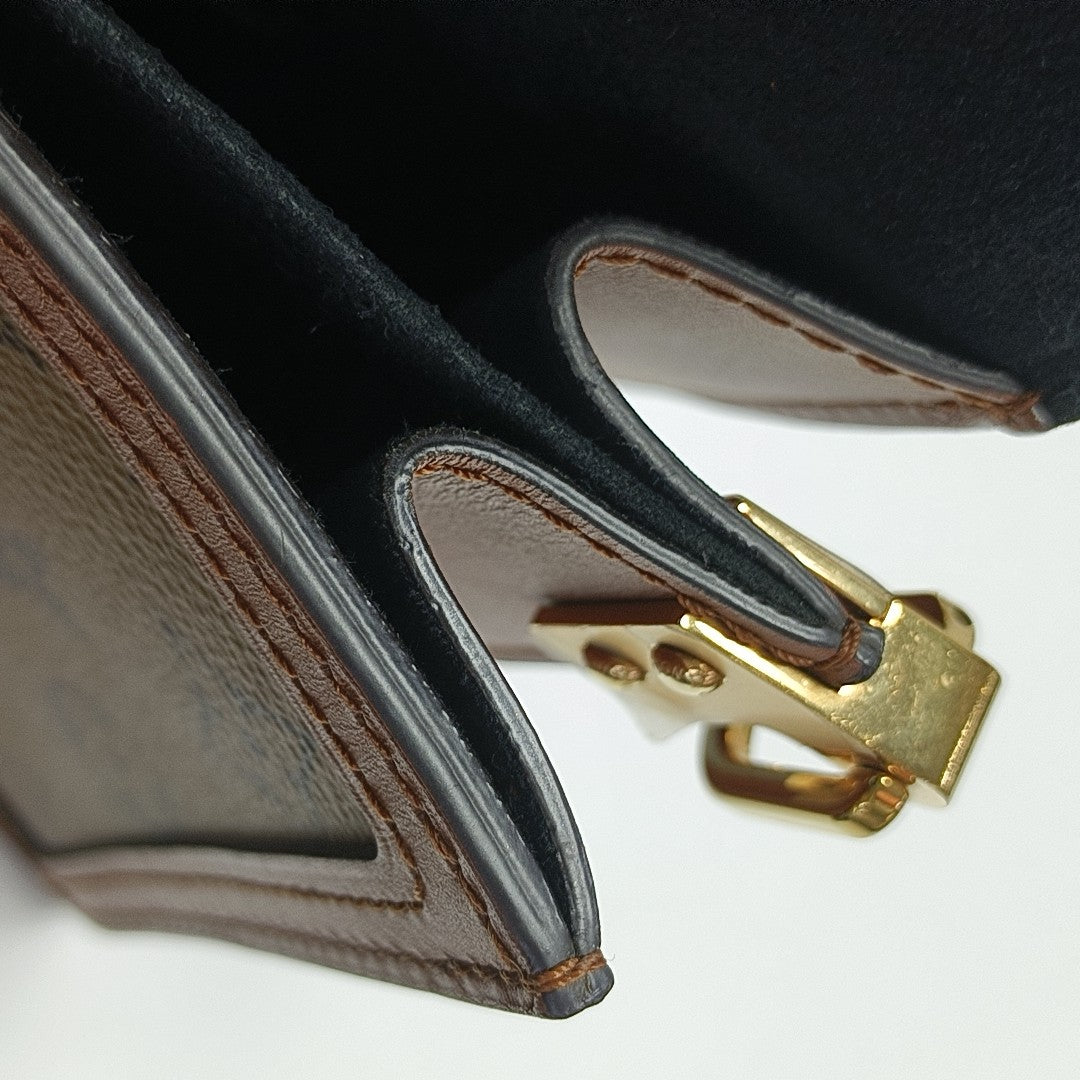 DAUPHINE Mini Coated Canvas Brown