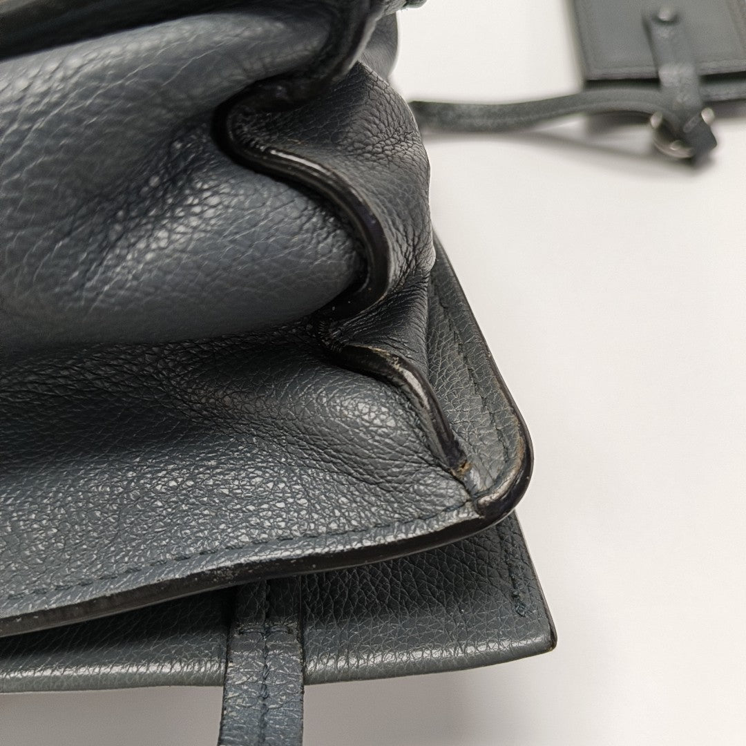 Etiquette Calfskin Blue