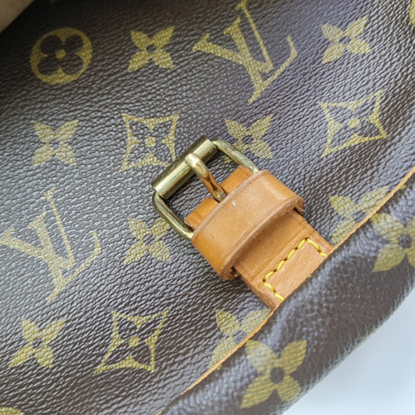 SAUMUR Monogram Coated Canvas Brown