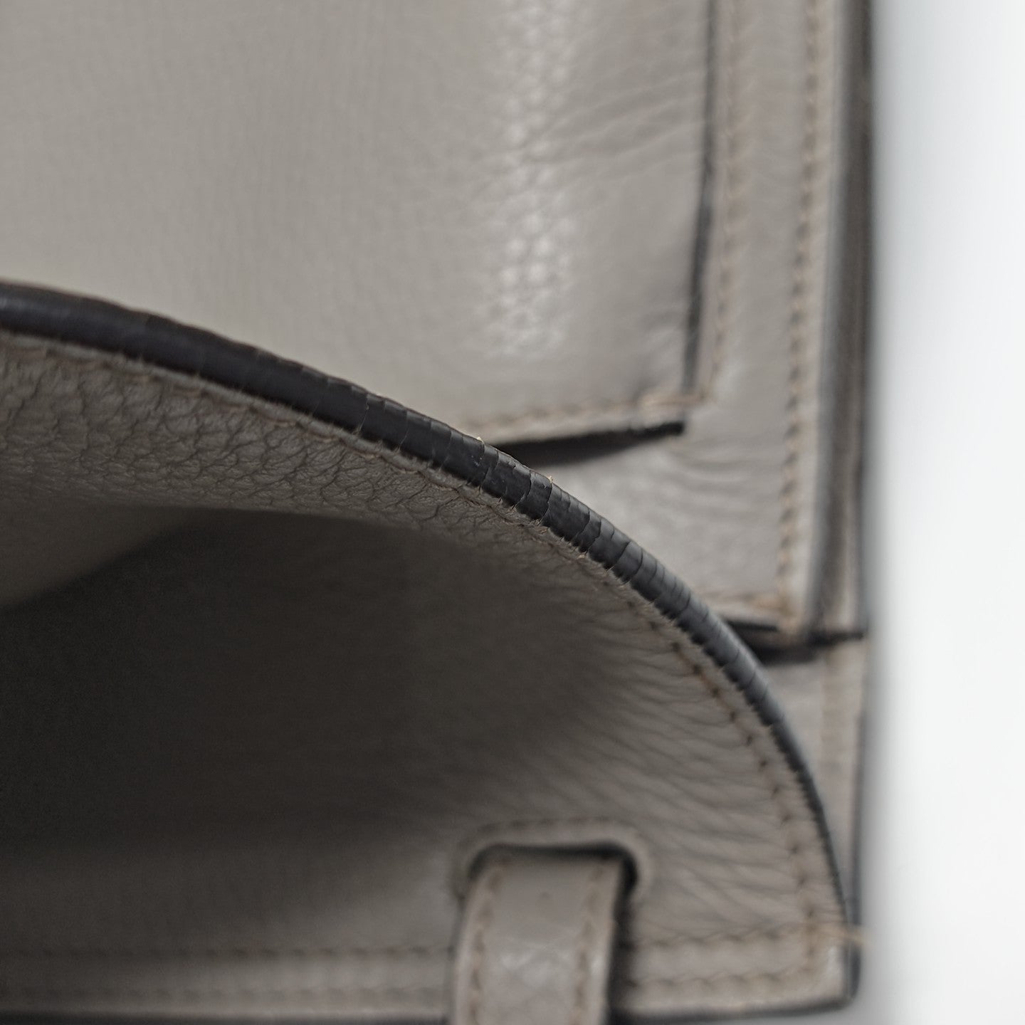 Bamboo 1947 Medium Calfskin Gray