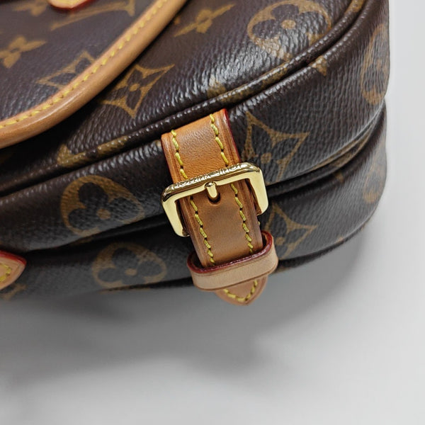SAUMUR BB Monogram Coated Canvas Brown