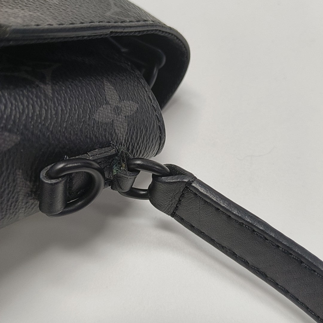 STEAMER Mini Monogram Coated Canvas Black
