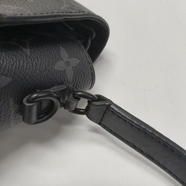 STEAMER Mini Monogram Coated Canvas Black