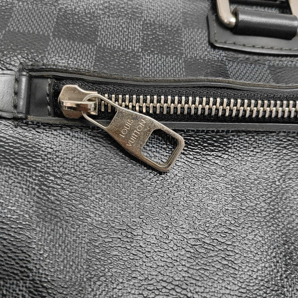 PORTE-DOCUMENTS Damier Coated Canvas Blue