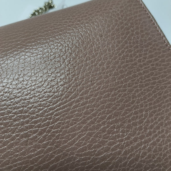 Interlocking G Small Calfskin Pink