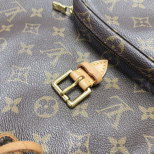MONTSOURIS MM Monogram Coated Canvas Brown