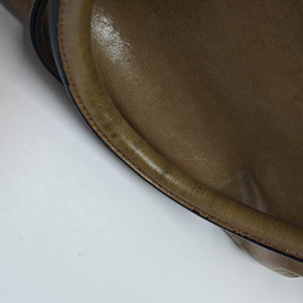Shoulder Strap Calfskin Beige