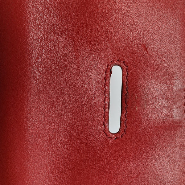 Calfskin Crossbody Bag Red