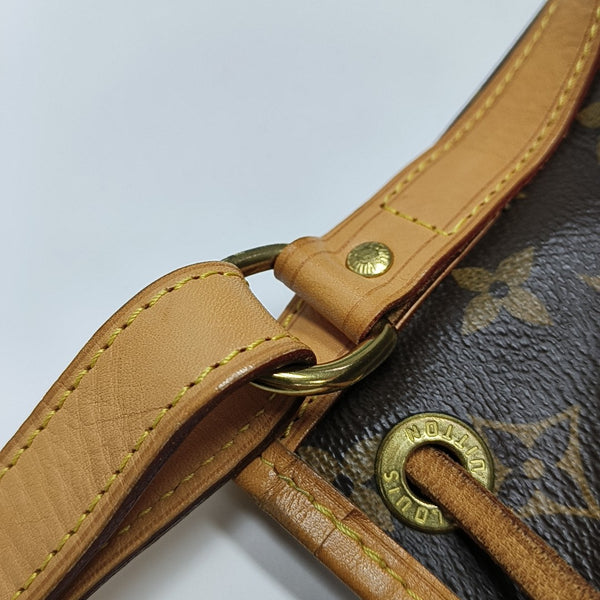 NOÉ BB Monogram Coated Canvas Brown