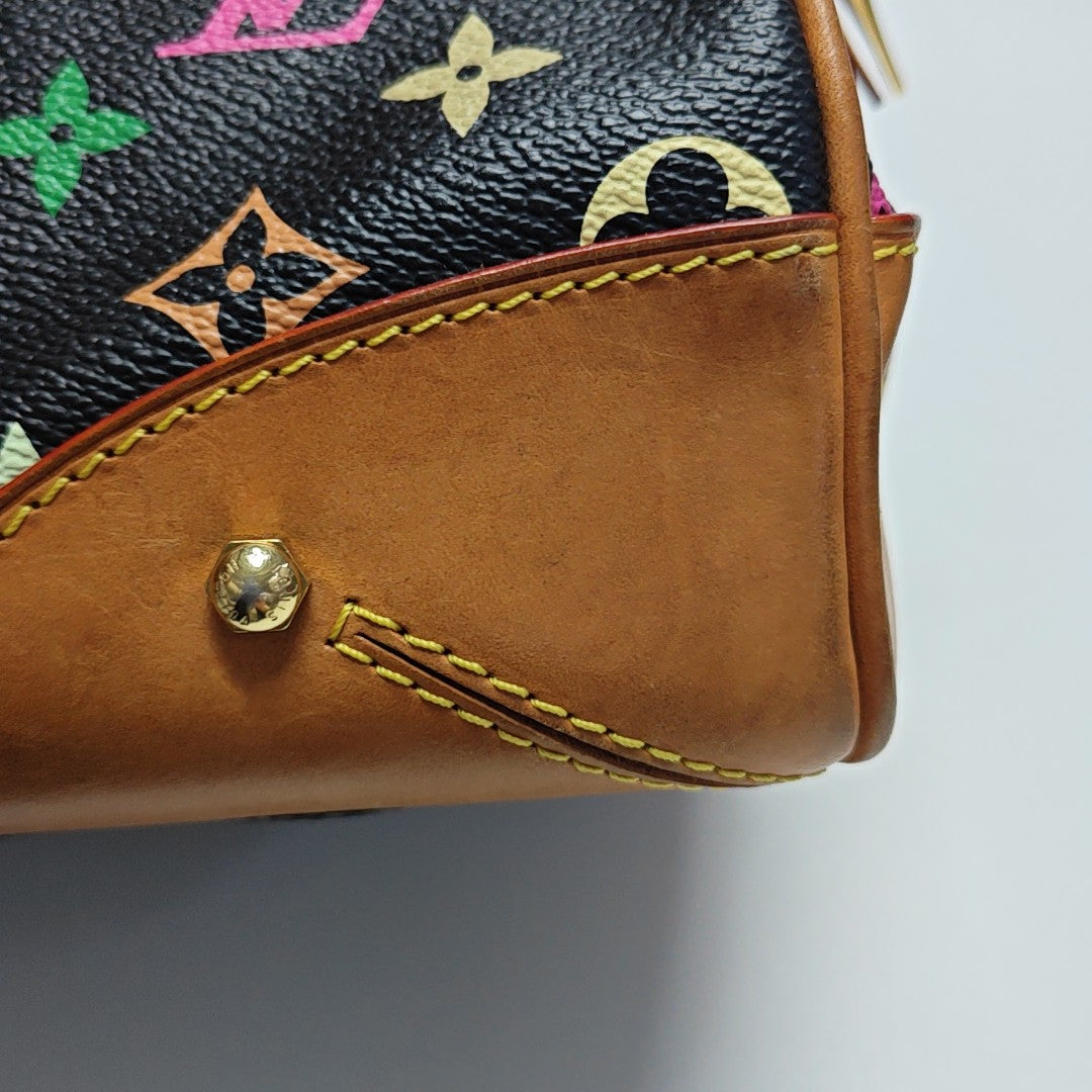 CLAUDIA Monogram Coated Canvas Black