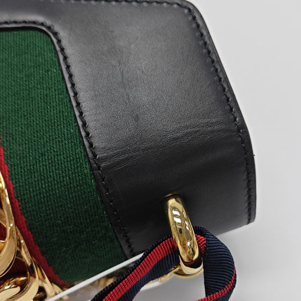 Sylvie Mini Calfskin Black