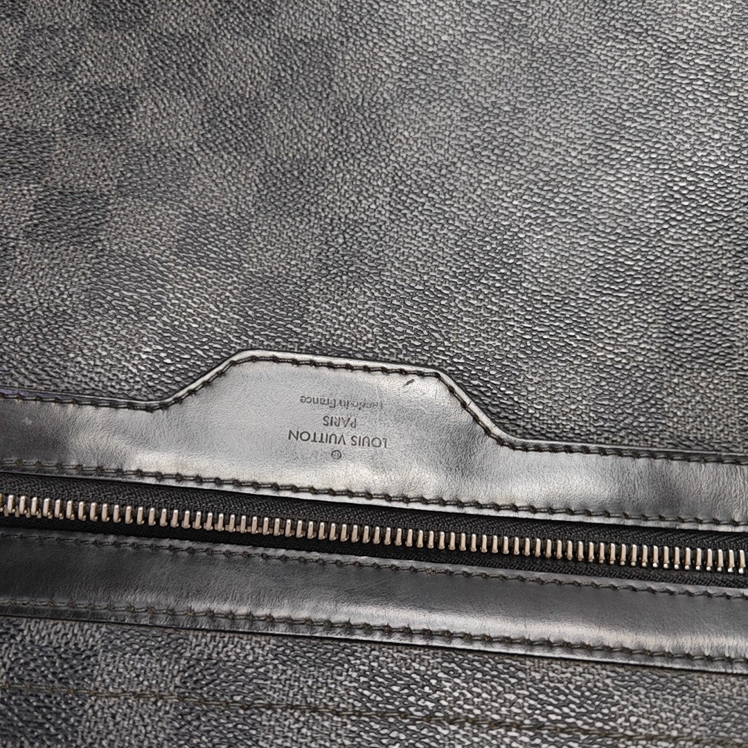 DANIEL MM Damier Graphite Coated Canvas Gray