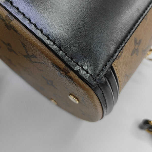 CANNES PM Monogram Coated Canvas Brown