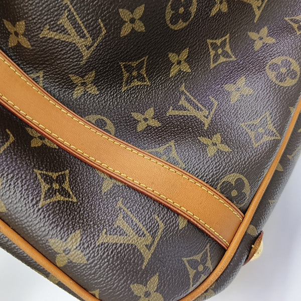 STRESA Monogram Coated Canvas Brown