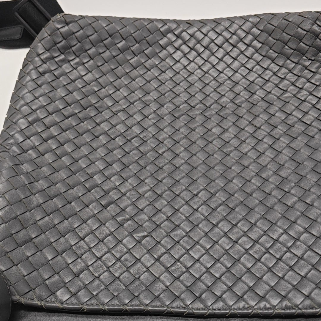 Calfskin Shoulder Bag Gray