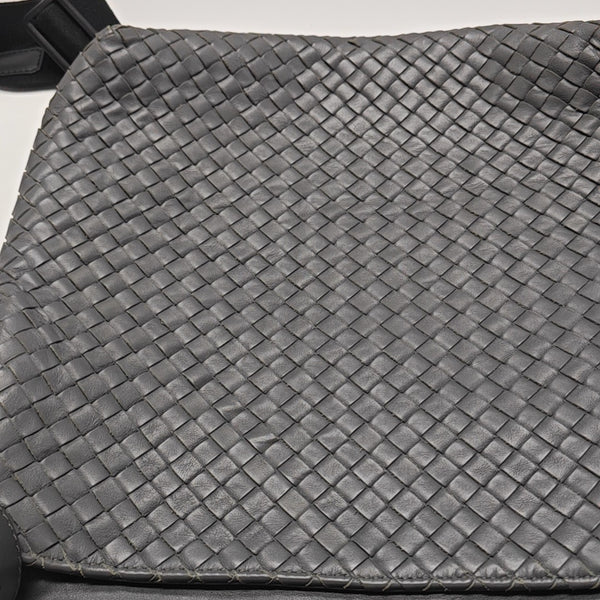 Calfskin Shoulder Bag Gray