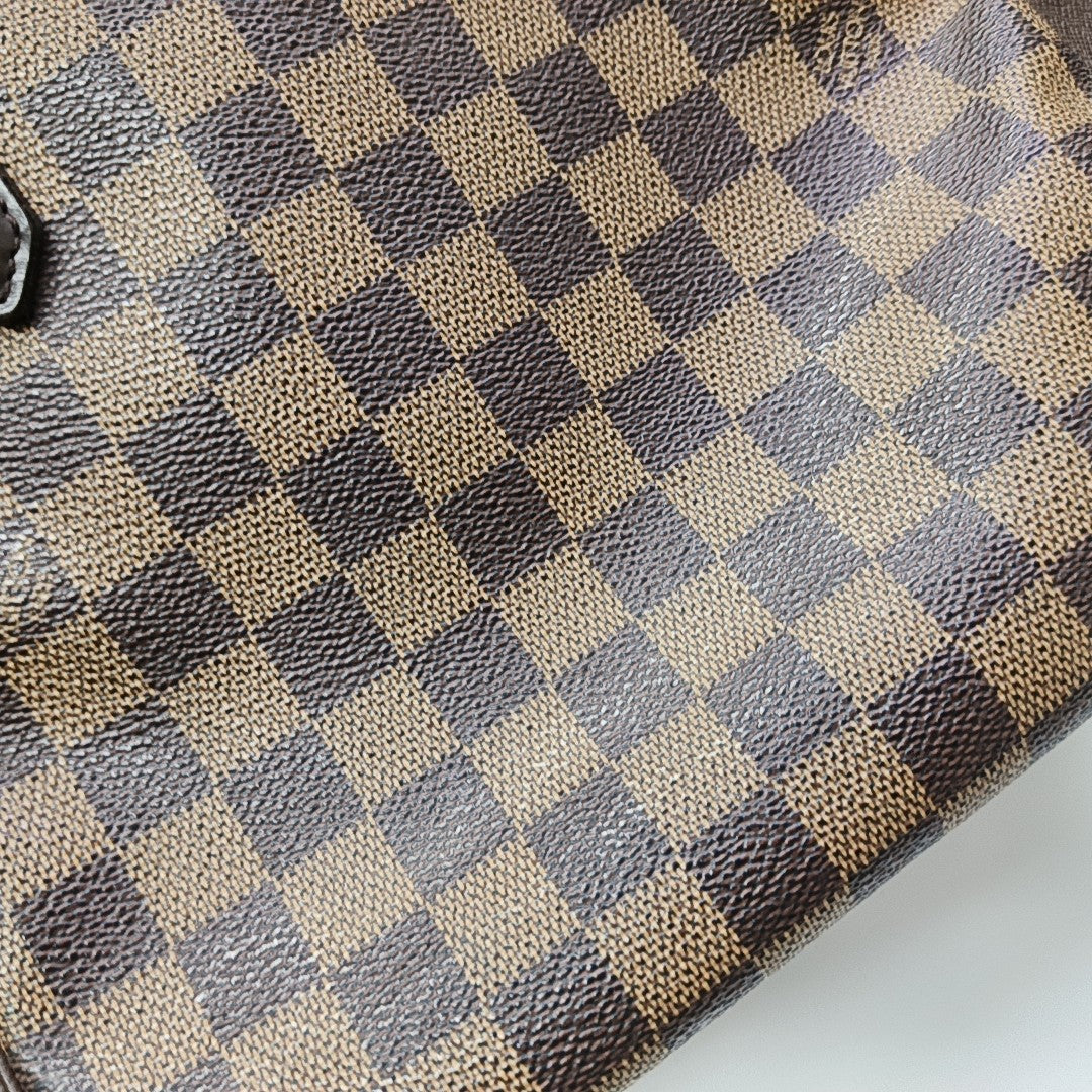 BRERA Damier Ebene Coated Canvas Brown
