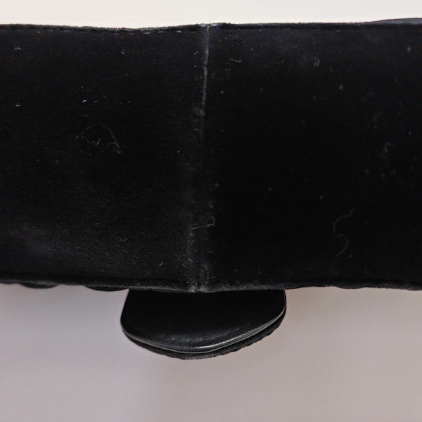 GG Marmont Medium Quilted Velvet Black