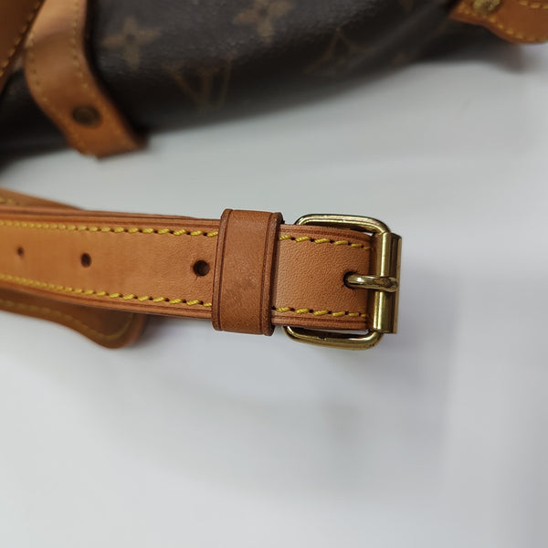 SAUMUR Monogram Coated Canvas Brown