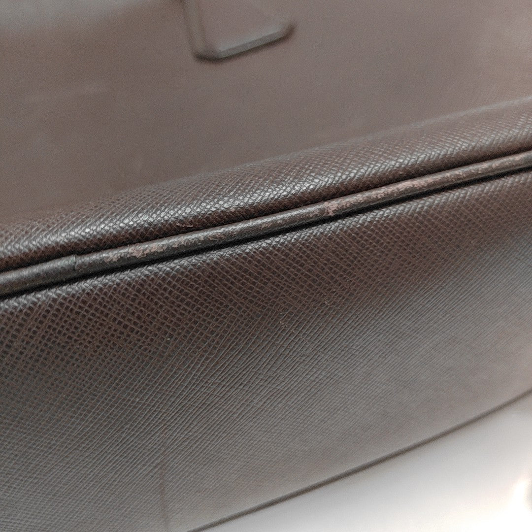 Saffiano Calfskin Top Handle Bag Red