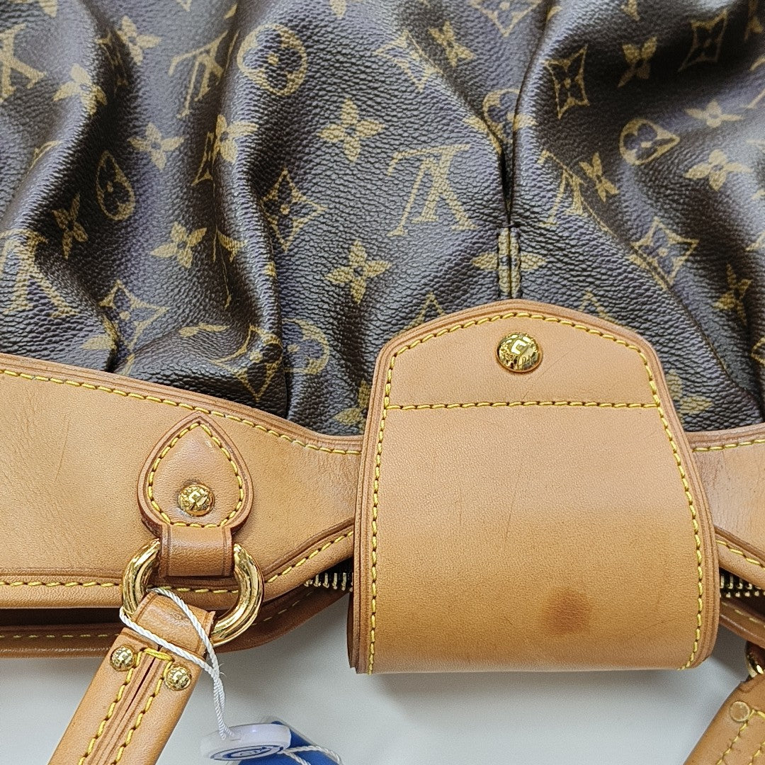 VINTAGE BOETIE PM Monogram Coated Canvas Brown
