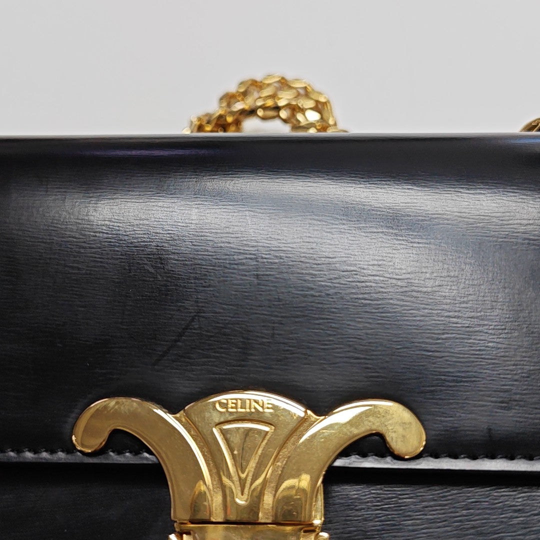 CLAUDE Calfskin Black