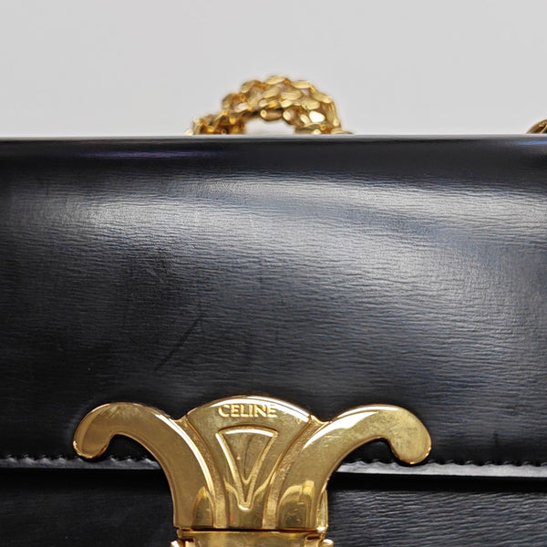 CLAUDE Calfskin Black