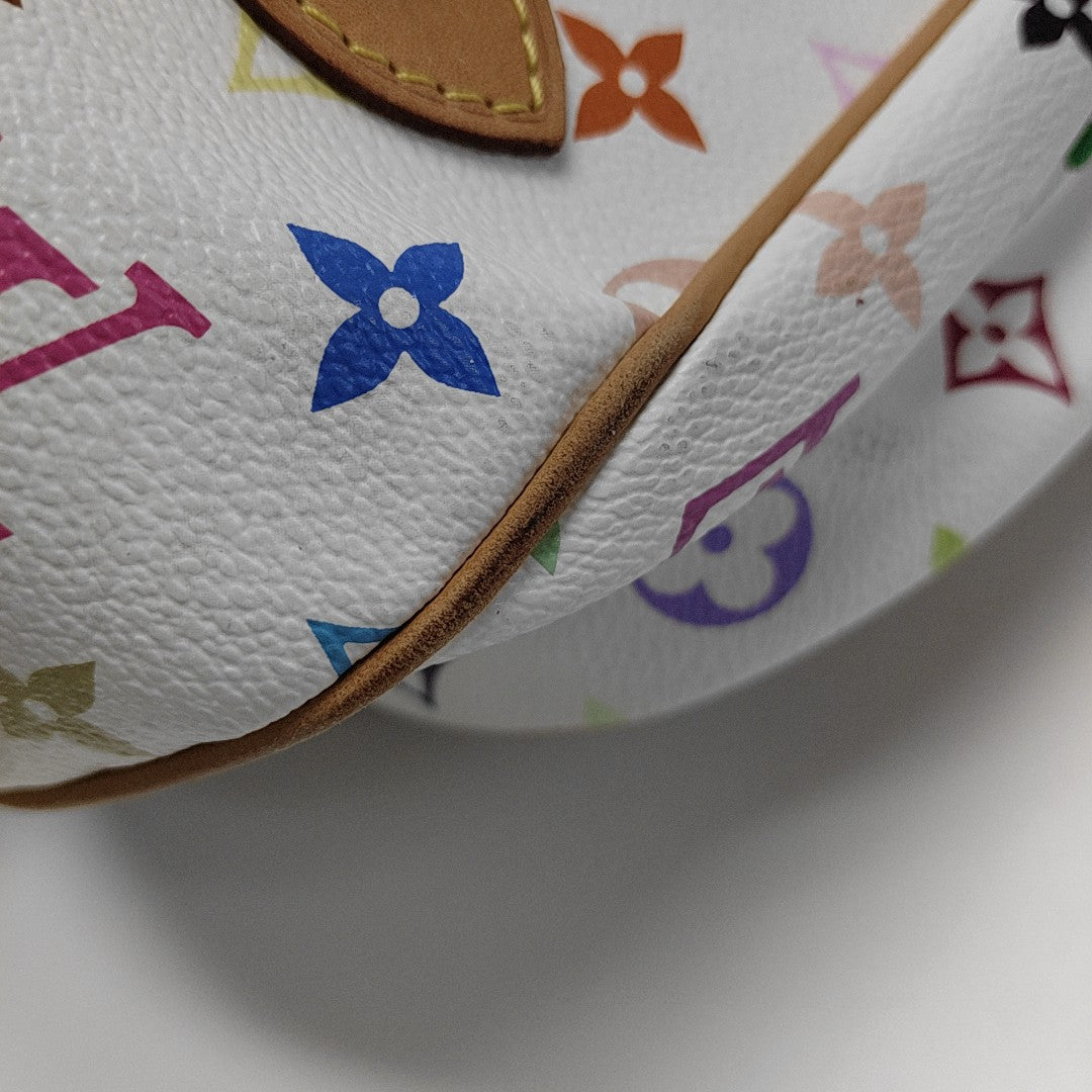 LV × TM RITA Monogram Coated Canvas White