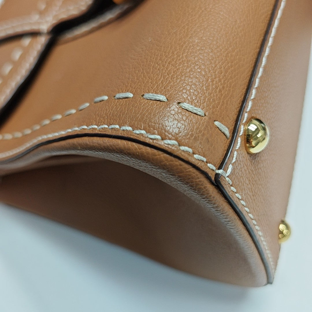 Brillant Mini Calfskin Brown