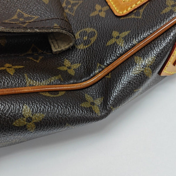 HUDSON MM Monogram Coated Canvas Brown