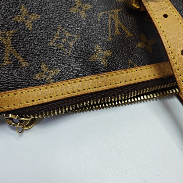 PALERMO GM Monogram Coated Canvas Brown