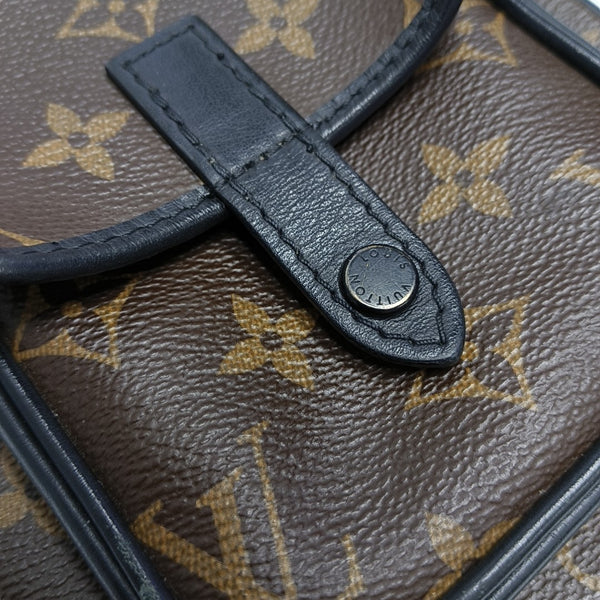 CHRISTOPHER Monogram Coated Canvas Brown