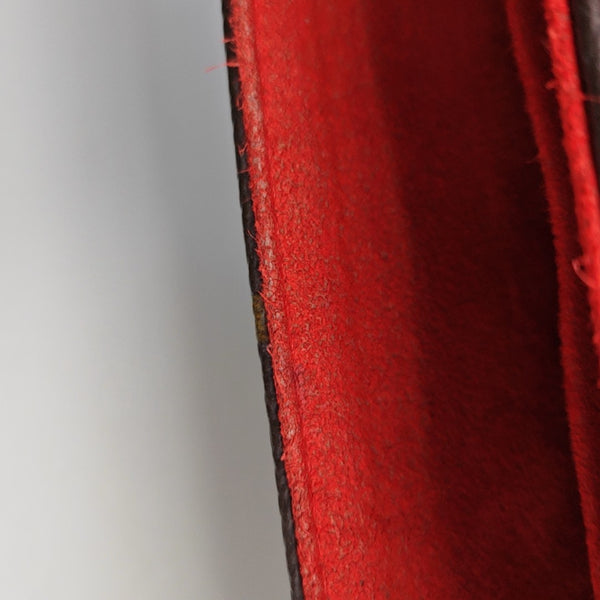 LOCKY BB Monogram Coated Canvas Red