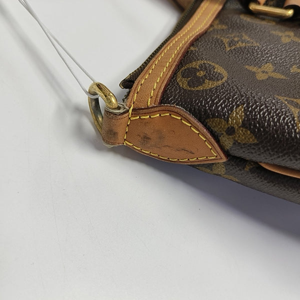 PALERMO PM Monogram Coated Canvas Brown