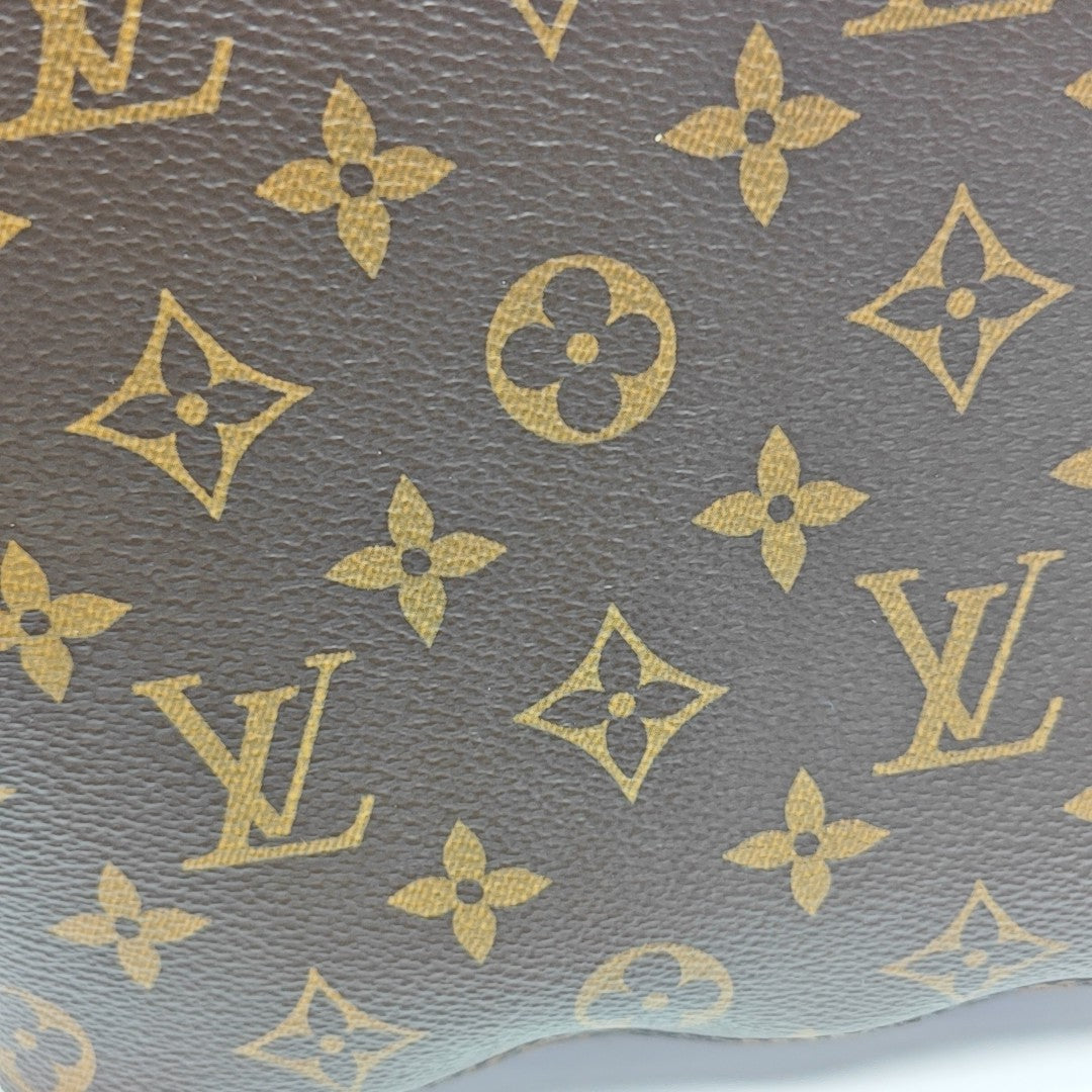 NÉONOÉ MM Monogram Coated Canvas Brown