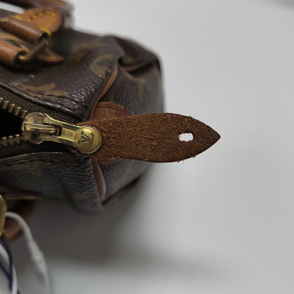 SPEEDY Nano Monogram Coated Canvas Brown