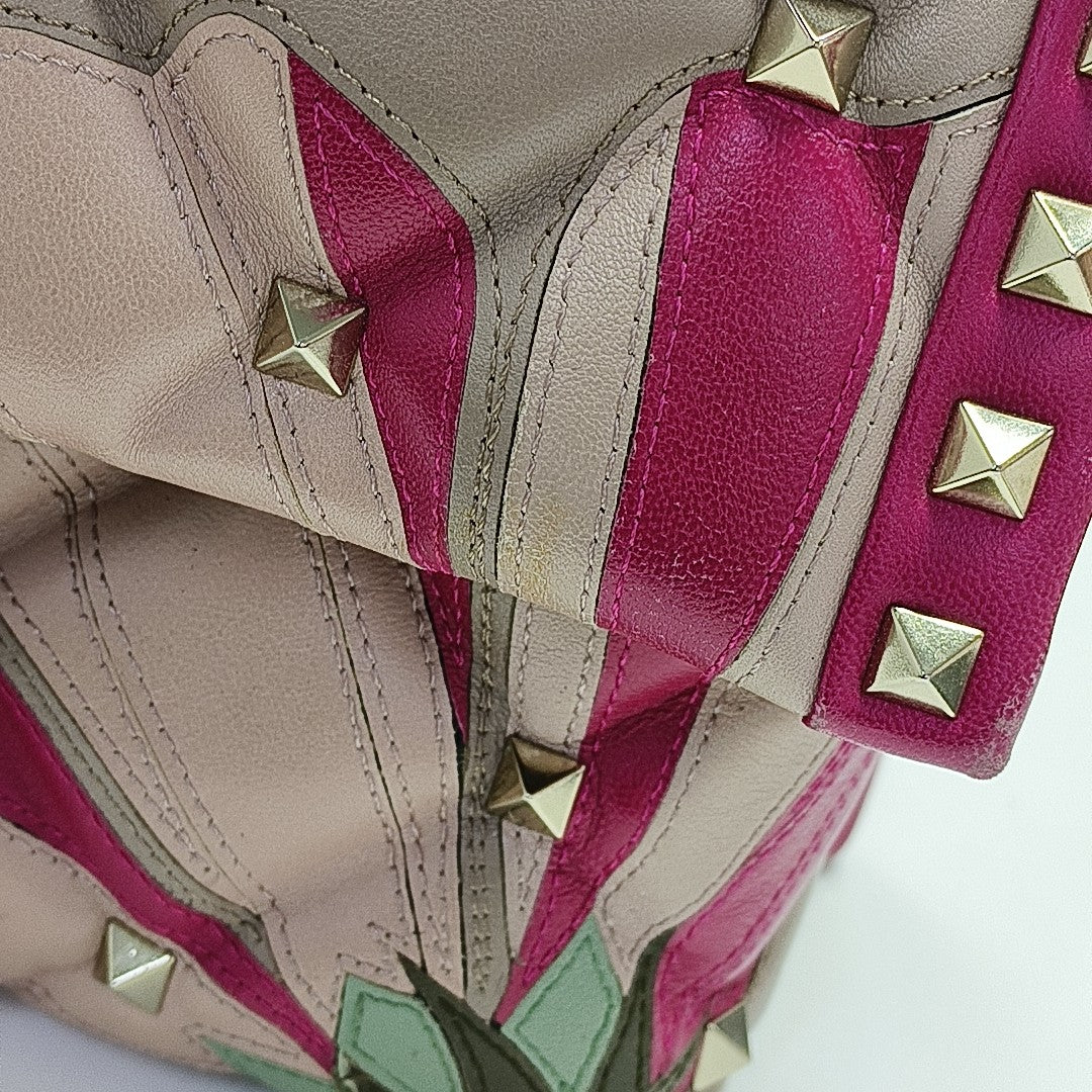 Quilted Calfskin Shoulder Bag Pink