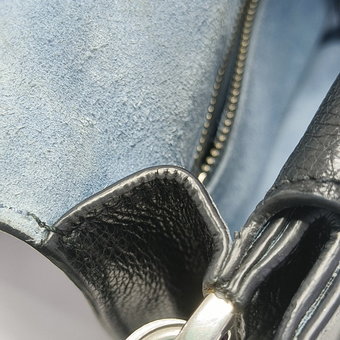 Etiquette Calfskin Black