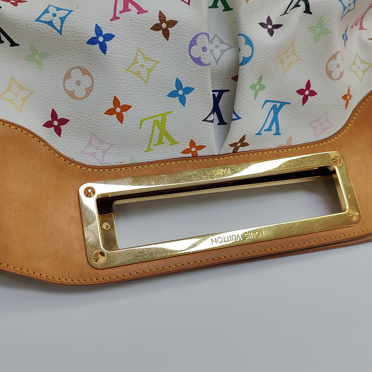 LV × TM JUDY Monogram Coated Canvas White