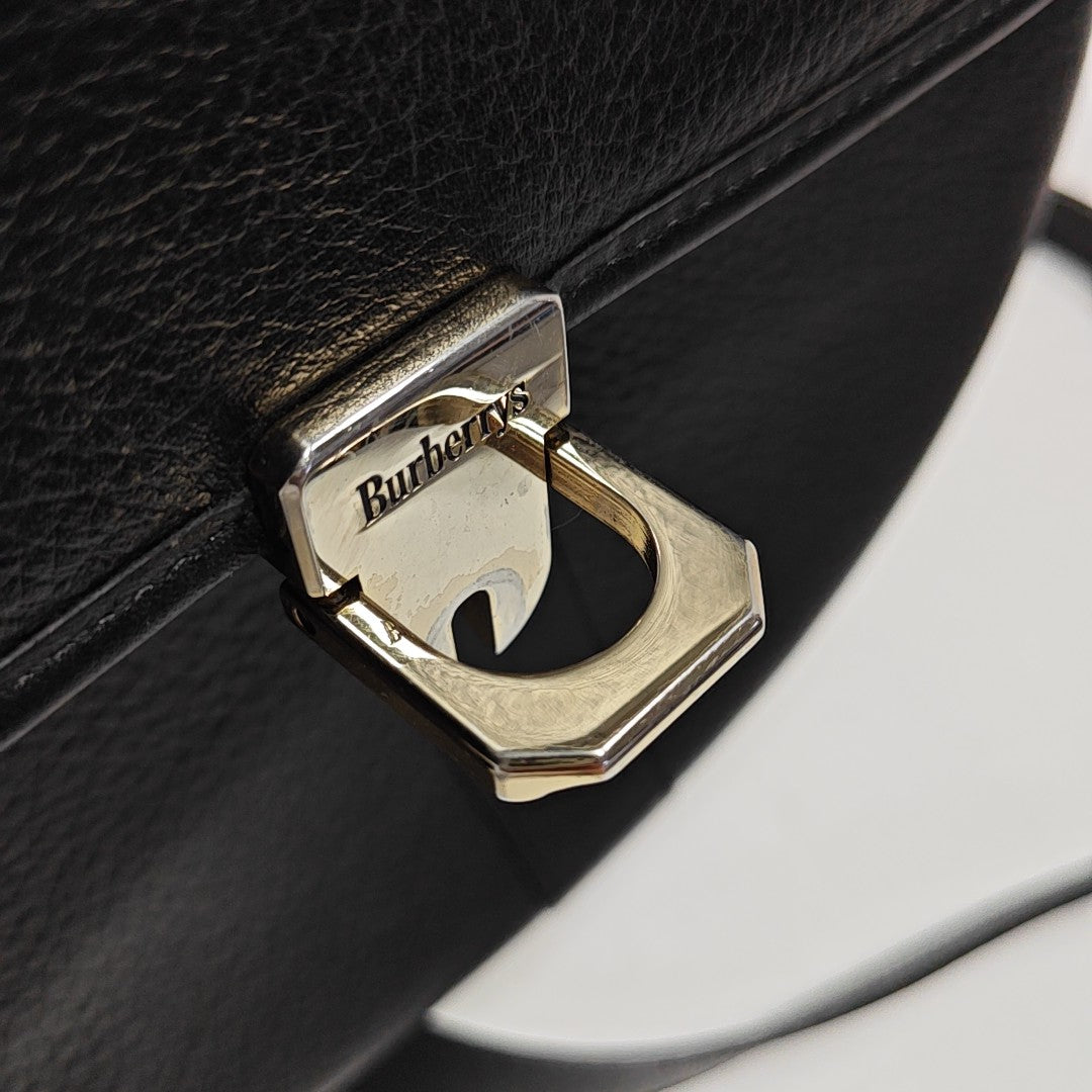 Calfskin Shoulder Bag Black